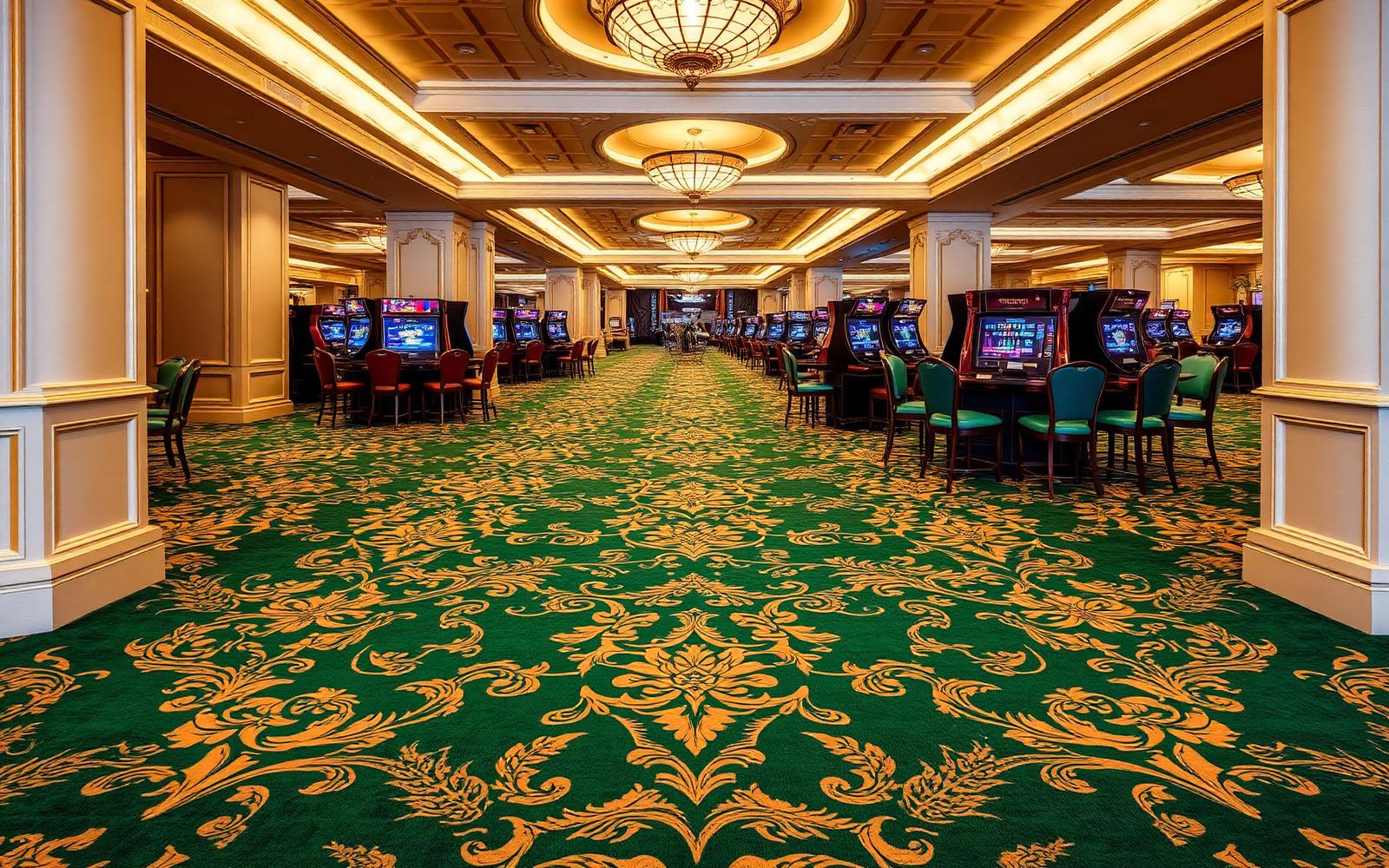 Custom Carpets and Floor Coverings for Gaming Floors